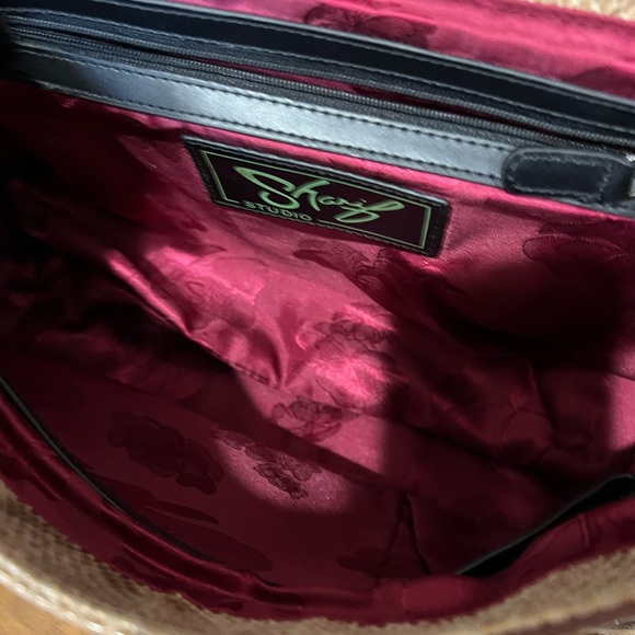 Sharif Studio bag with leather embossed snake pattern excellent condition. - Picture 2 of 6